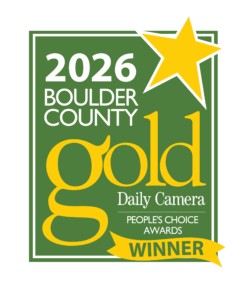 %Focuskw% | Precision Plumbing &Amp; Heating 2026 Boulder County Gold Daily Camera People’s Choice Awards winner badge.